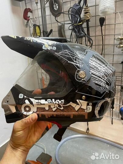 Мотошлем кроссовый бу