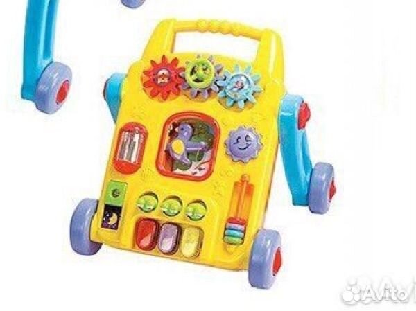 Развивающий стол ходунки каталка playgo