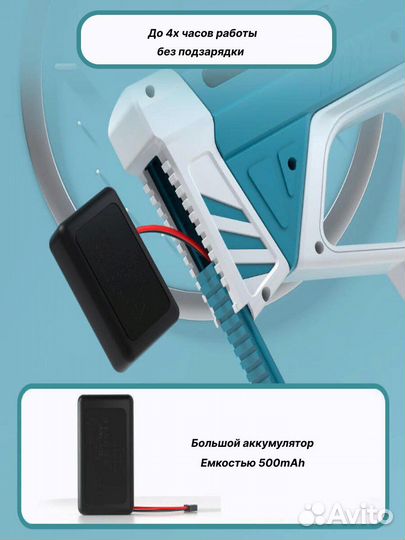 Пистолет водный электрический бластер spyra one