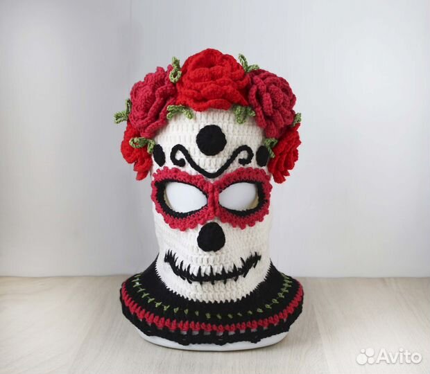 Балаклава вязаная. ручная работа