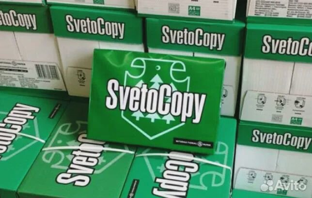 Бумага Светокопия Svetocopy A4 и А3 оптом белая