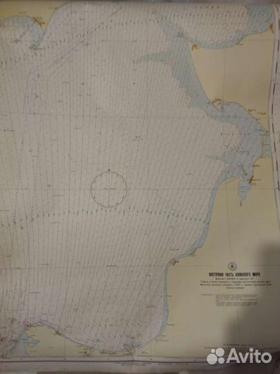 Морские карты части Чёрного и Азовского моря