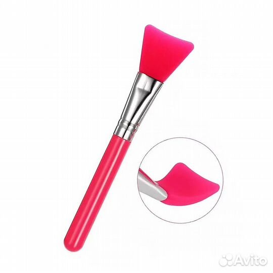 Кисть (лопатка) для нанесения масок силиконовая, в