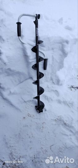 Ледобур тонар 130R телескоп