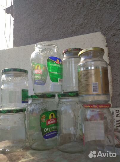 Банки стеклянные, 1л, 2л 05л
