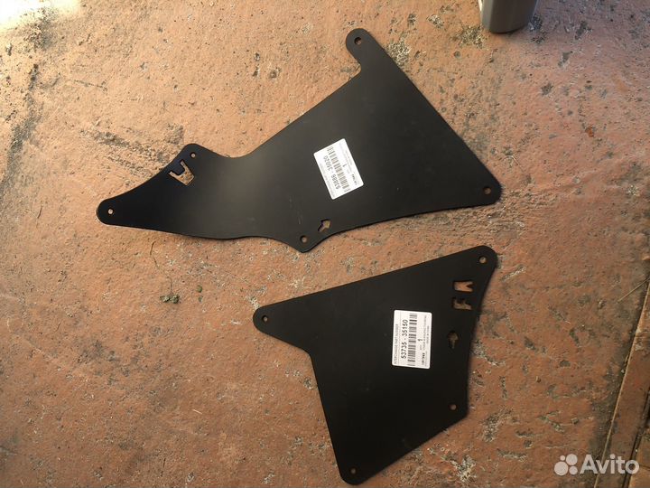 Пыльники колёсных арок prado150