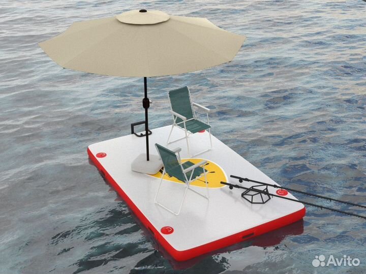 Надувной плот AirDeck для рыбалки