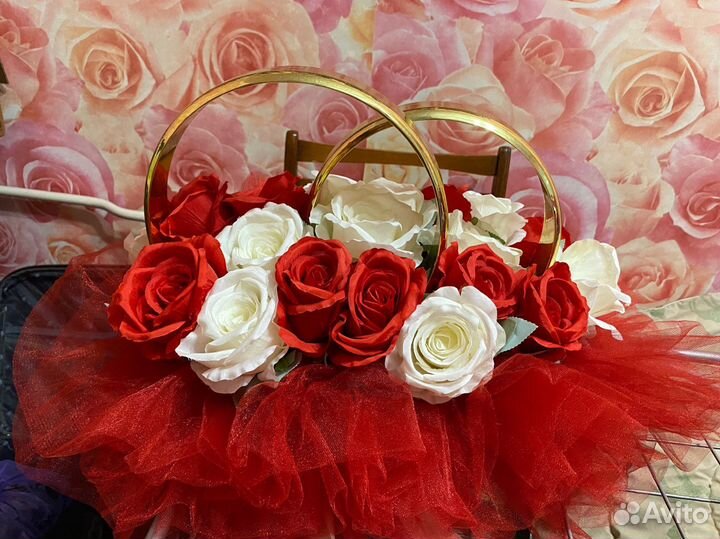 Свадебные украшения на машину