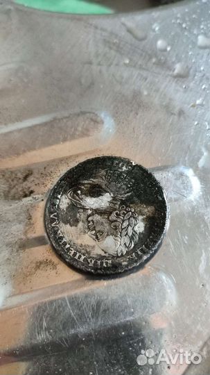 Монеты Петра 1 1721 год серебро оригинал