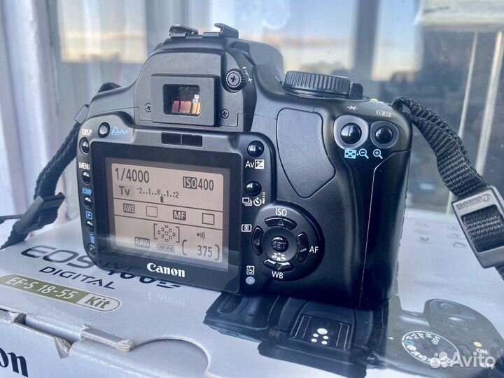 Canon 400d+объектив Индустар 50-2, адаптер,коробка