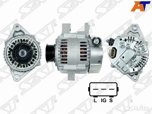 Генератор toyota yaris