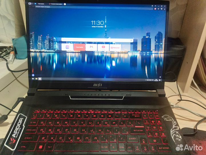 Игровой ноутбук msi katana gf76