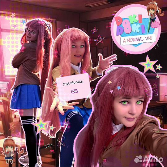 Моника косплей ддлк