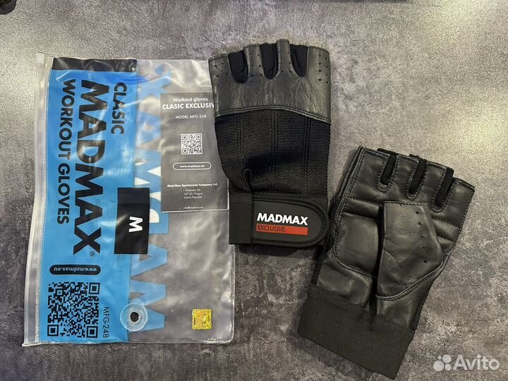 Спортивные перчатки MadMax. Мужские Новые L XL