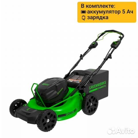 Газонокосилка самоходная Greenworks 82V