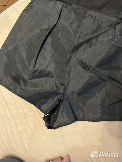 Юбка черная плисе