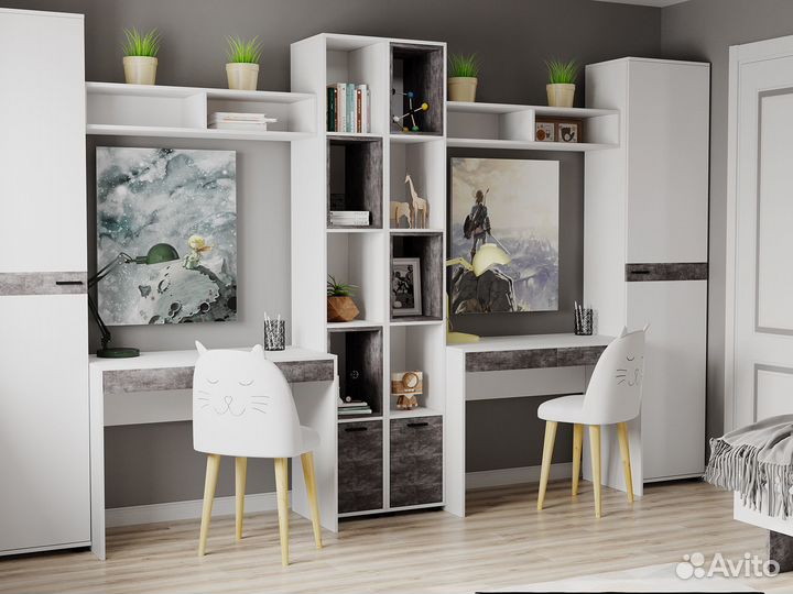 Стол письменный modul 1000 с выдвижным ящиком