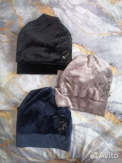 Комплект шапка+снуд в трех расцветках