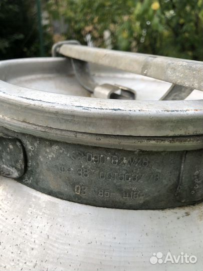 Фляга алюминиевая бидон 38 л