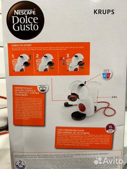 Кофемашина капсульного типа krups dolce gusto