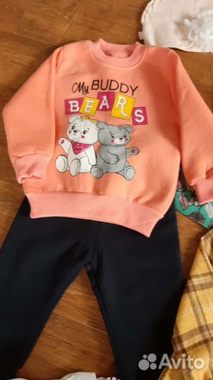 Одежда для девочки 6-12 мес. Пакетом