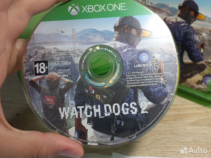 Игра на xbox One Watch Dogs 2