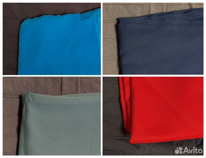 Отрезы ткани винтаж разные