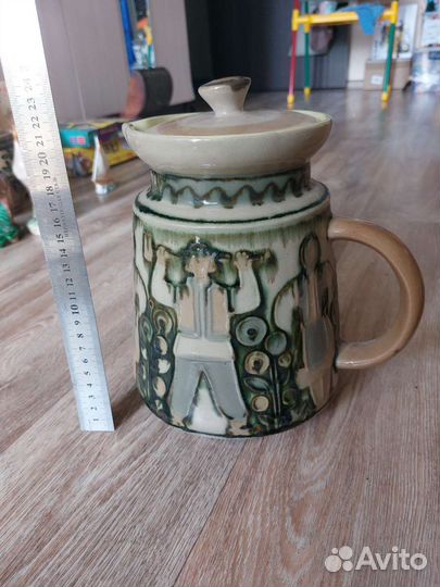 Кувшин обливная керамика лксф