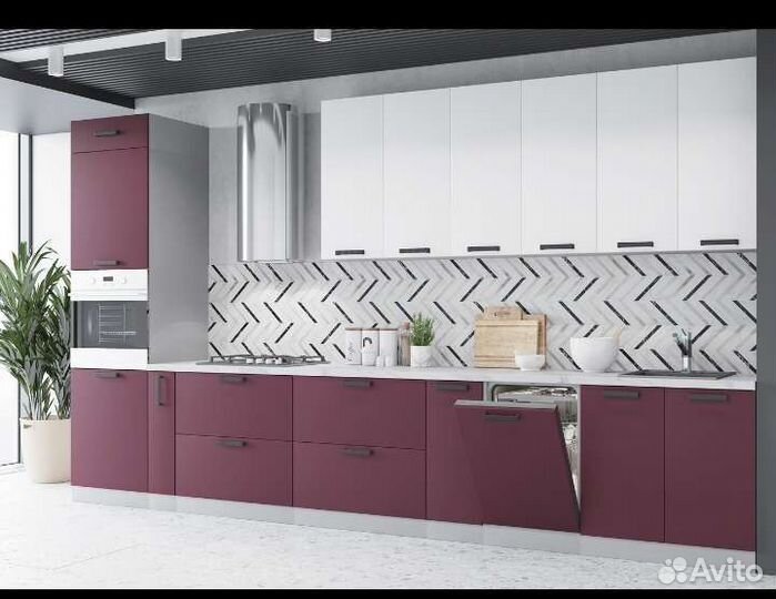 Кухня с барной стойкой