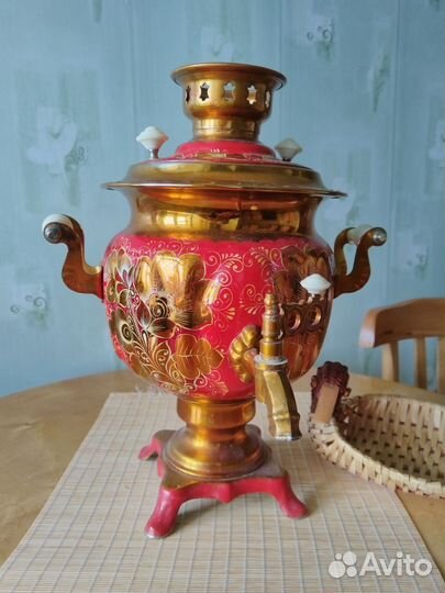 Самовар электрический расписной СССР