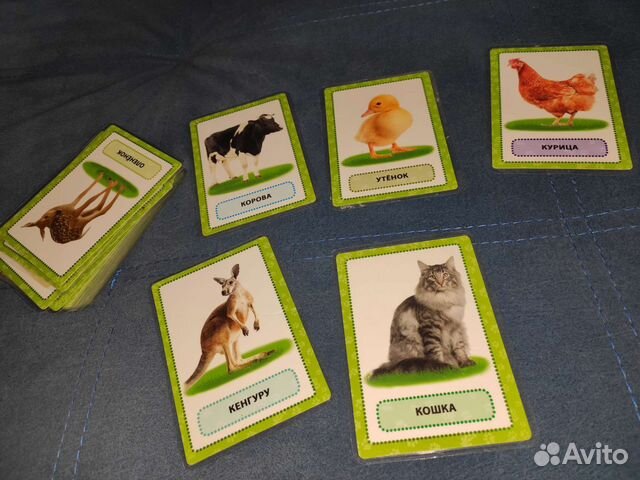 Карточки с животными
