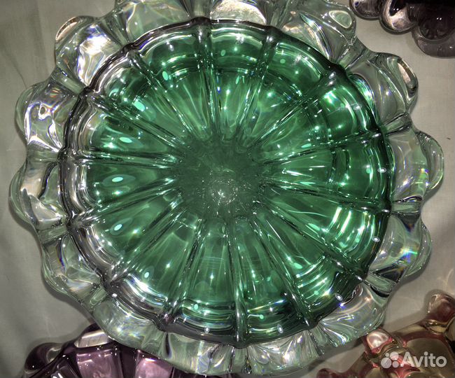 Стекло сульфидное гутное цветное выдувное автор