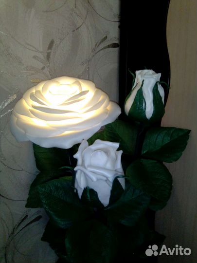 Торшер,Розы