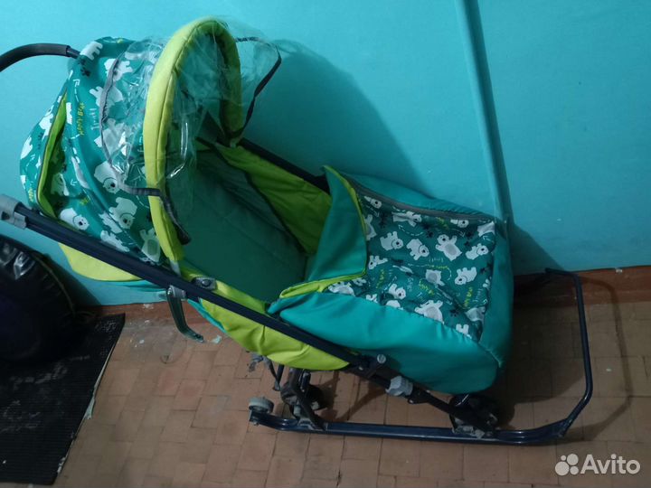 Коляска санки