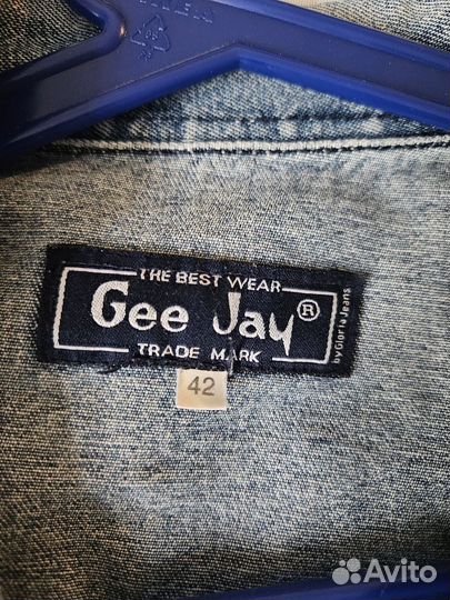Джинсовая рубашка-куртка 42 Gee Jay/Gloria jeans