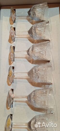 Хрустальная рюмка на ножке СССР