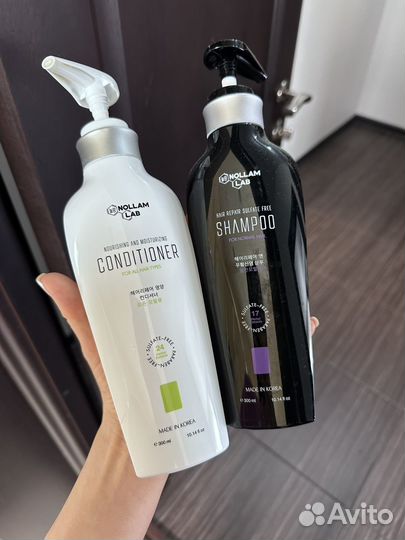 Шампунь и бальзам для волос