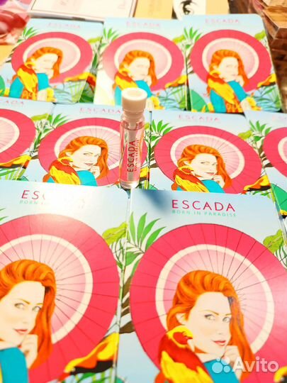 Пробники сэмплы Escada born in Paradise 10 шт