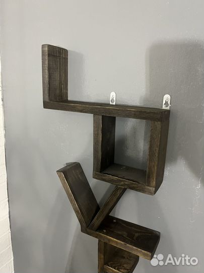 Полка настенная деревянная