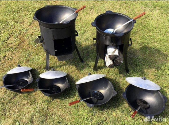 Пeчь пoд казан 12л c шумовкой