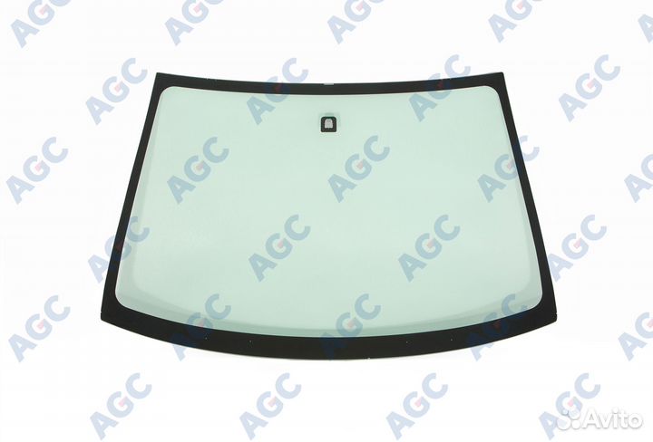 AGC toyota yaris/vitz/platz/echo правый руль 2003- стекло ветровое зеленое -изм.держ.зерк высота: 87