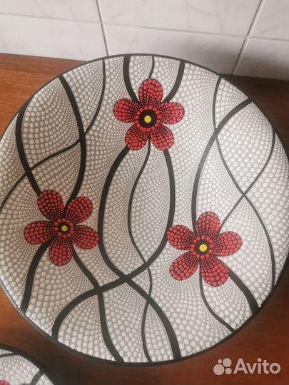 Набор тарелок из керамики