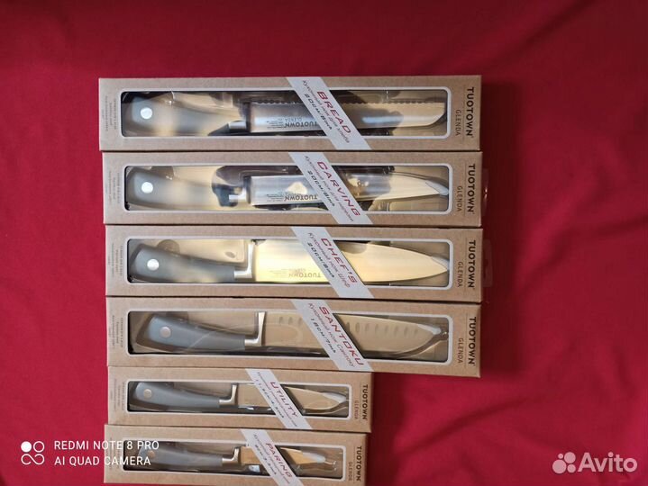 Набор кухонных профессиональный ножей 