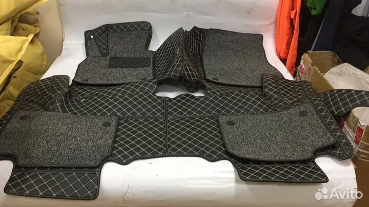 3D Коврики Audi Салон Багажник из Экокожи