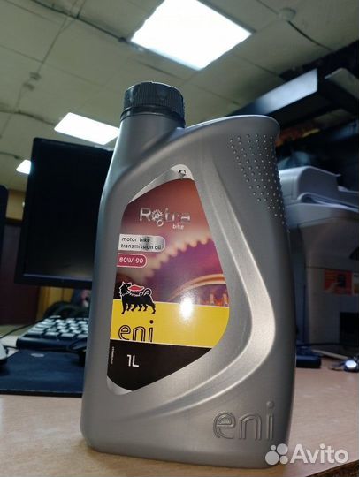 Масло трансмиссионное ENI rotra bike 80W90 1литр