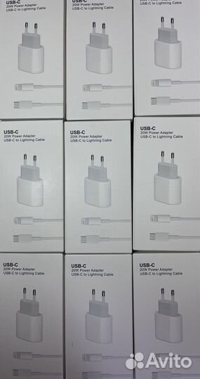 Адаптер питания apple 20w + кабель