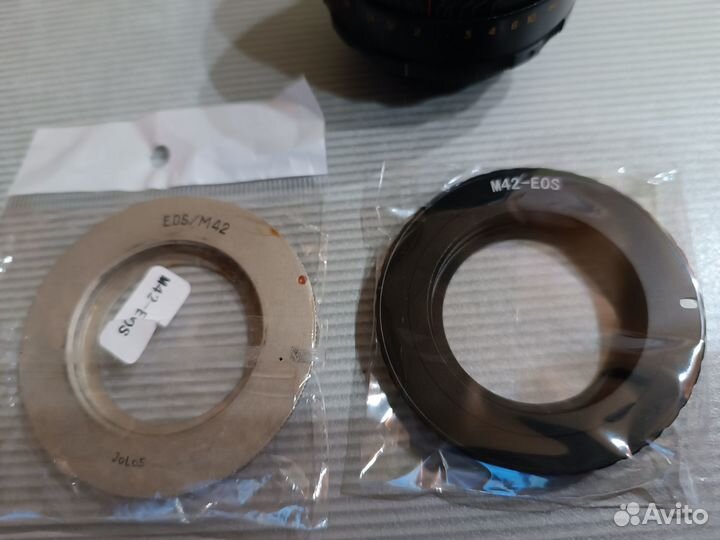 Переходник м42 vs Canon чип Гелиос