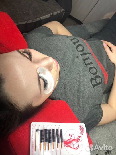 Наращивание ресниц, Моделирование и окрашивание бр