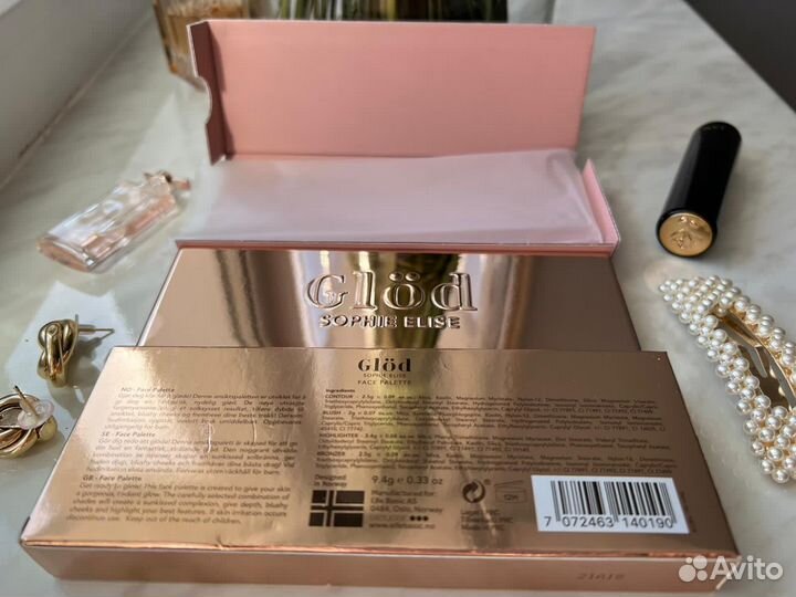 Палетка из Европы бронзер хайлайтер румяна база