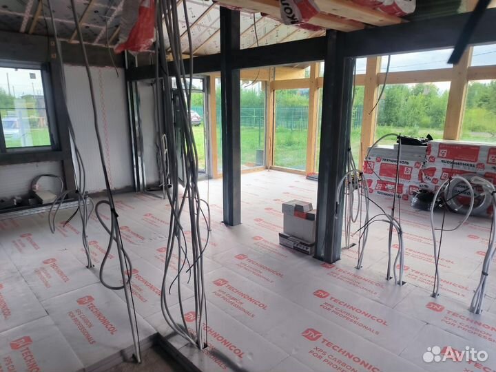 Электрика под ключ для каркасных домов